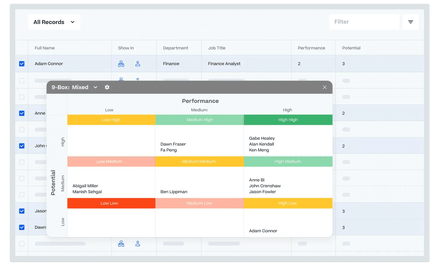Product screen shot of Cornerstone HR.