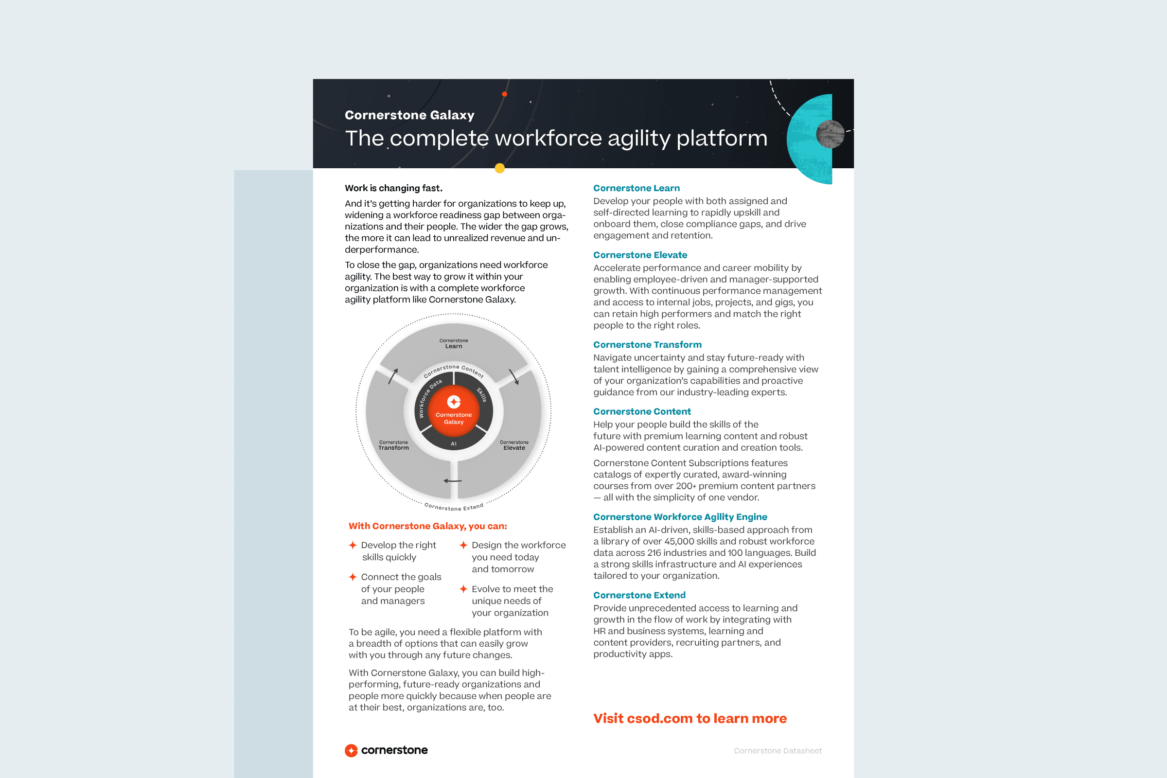Cornerstone Galaxy: the complete workforce agility platform